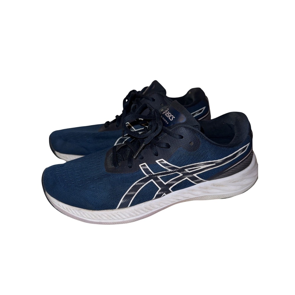 Asics Gel Excite 9 Running Shoes Women's Size 10 Blue White Sneakers